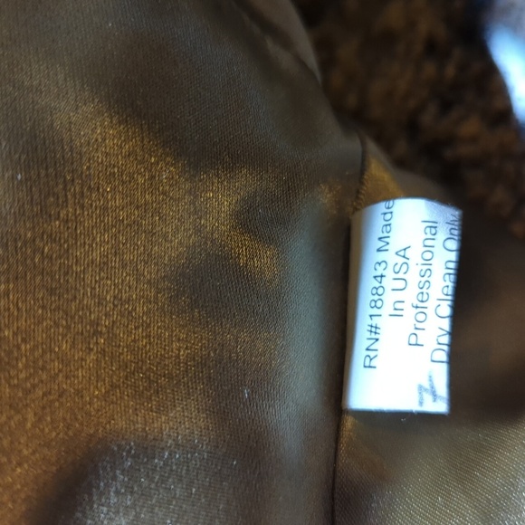 People Like Frank Anthropologie Brown Peplem Velvet Blazer Gold Embroidery Sz XS - Picture 11 of 14